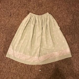 80s Vintage mid-length Leslie Fay skirt